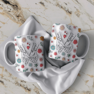 Eternal Bond Love Mug with Custom Text